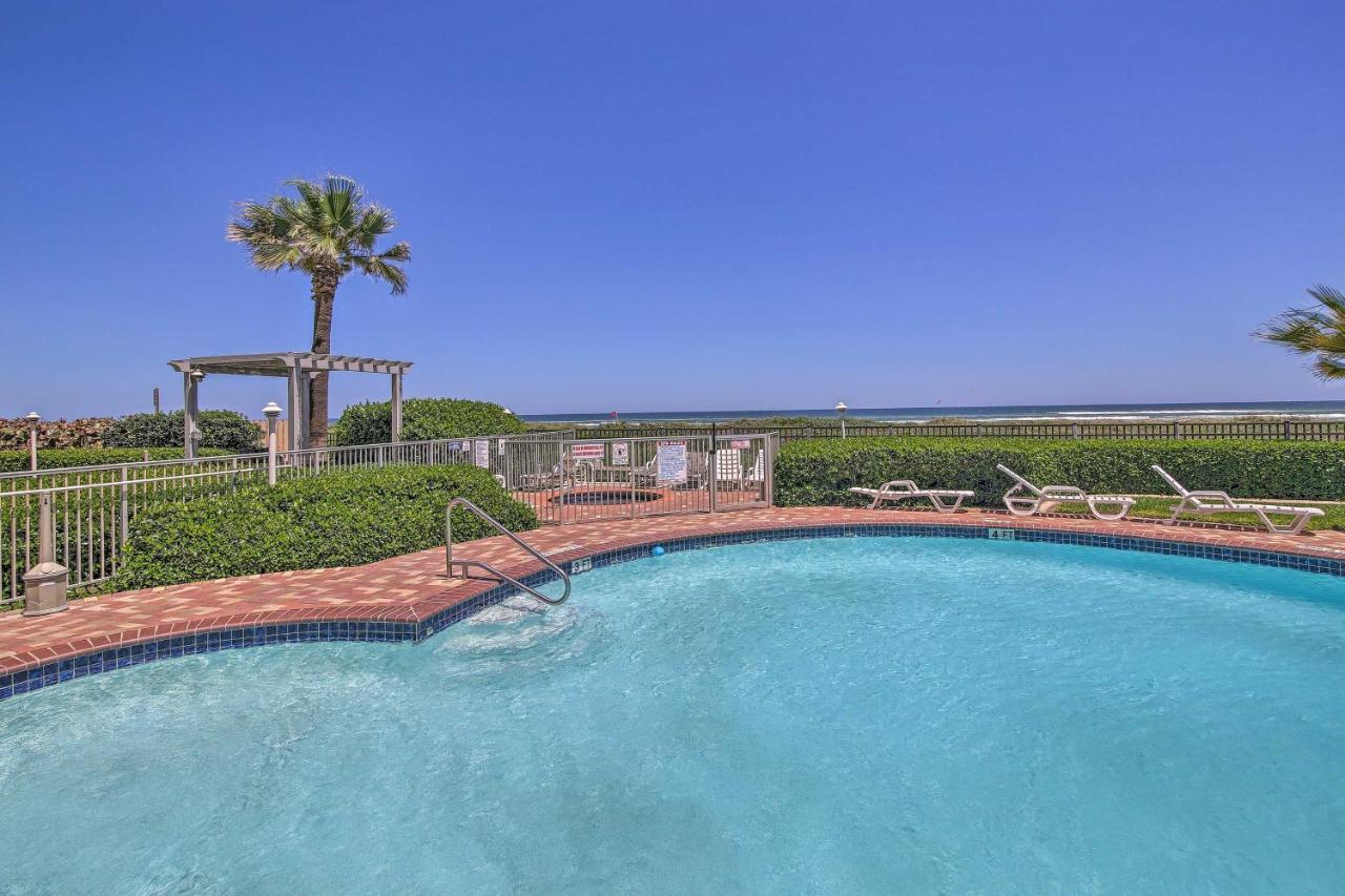 Sunny Oceanfront Condo On South Padre Island Beach Extérieur photo
