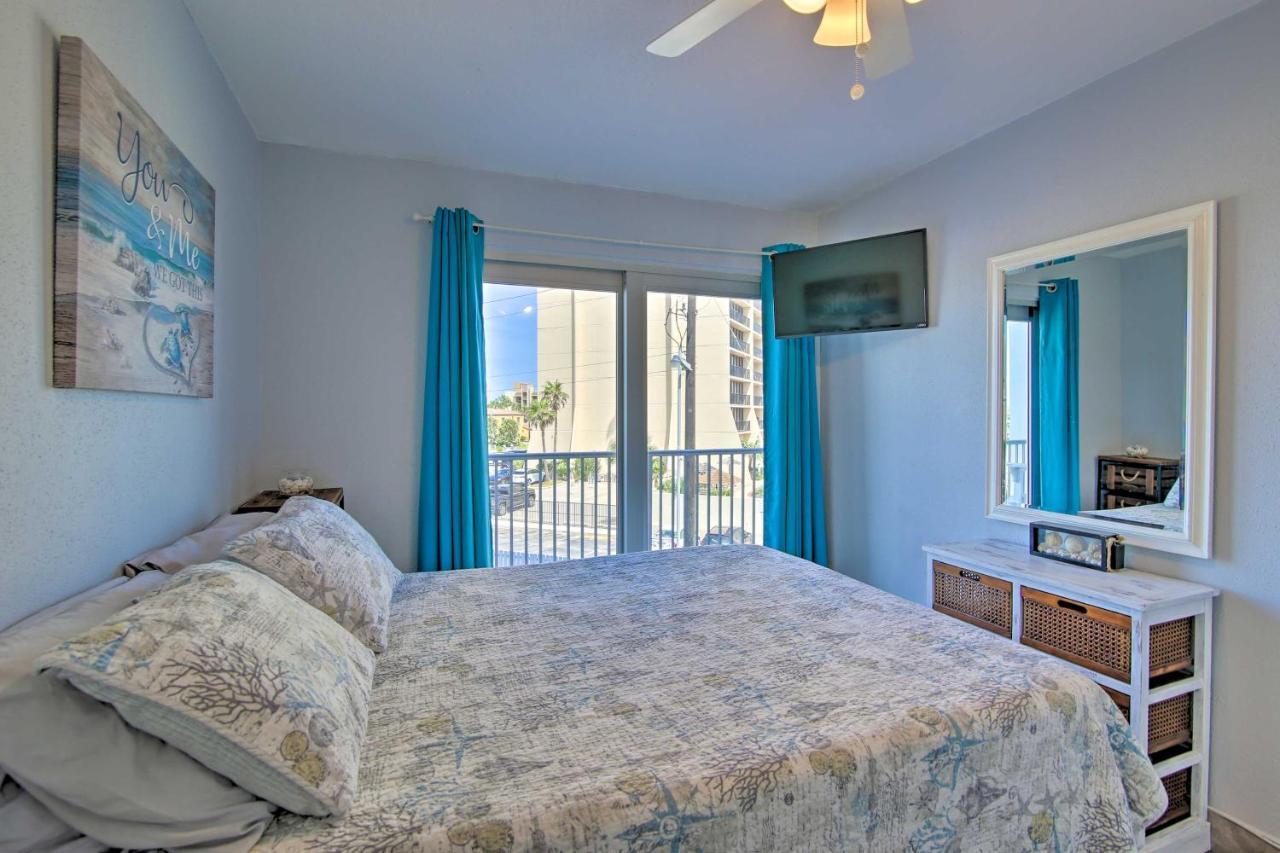 Sunny Oceanfront Condo On South Padre Island Beach Extérieur photo