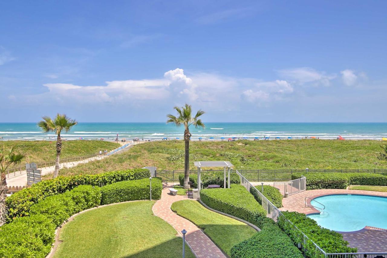 Sunny Oceanfront Condo On South Padre Island Beach Extérieur photo