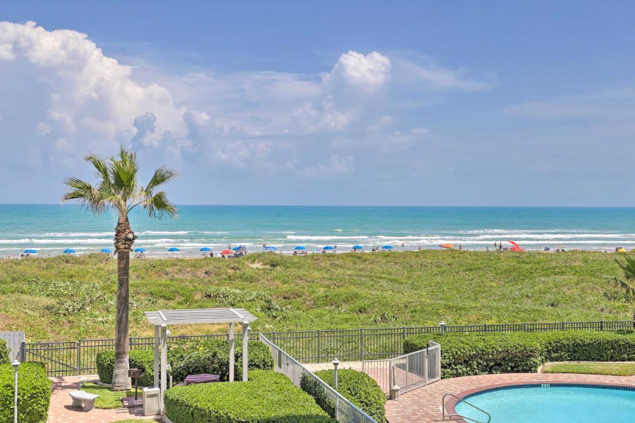 Sunny Oceanfront Condo On South Padre Island Beach Extérieur photo