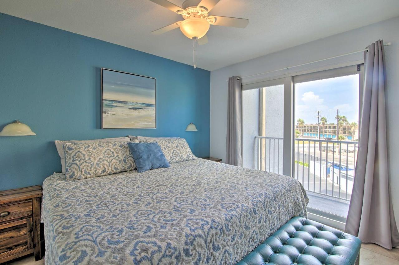 Sunny Oceanfront Condo On South Padre Island Beach Extérieur photo